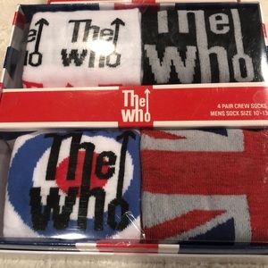 The Who pack of four crew socks
